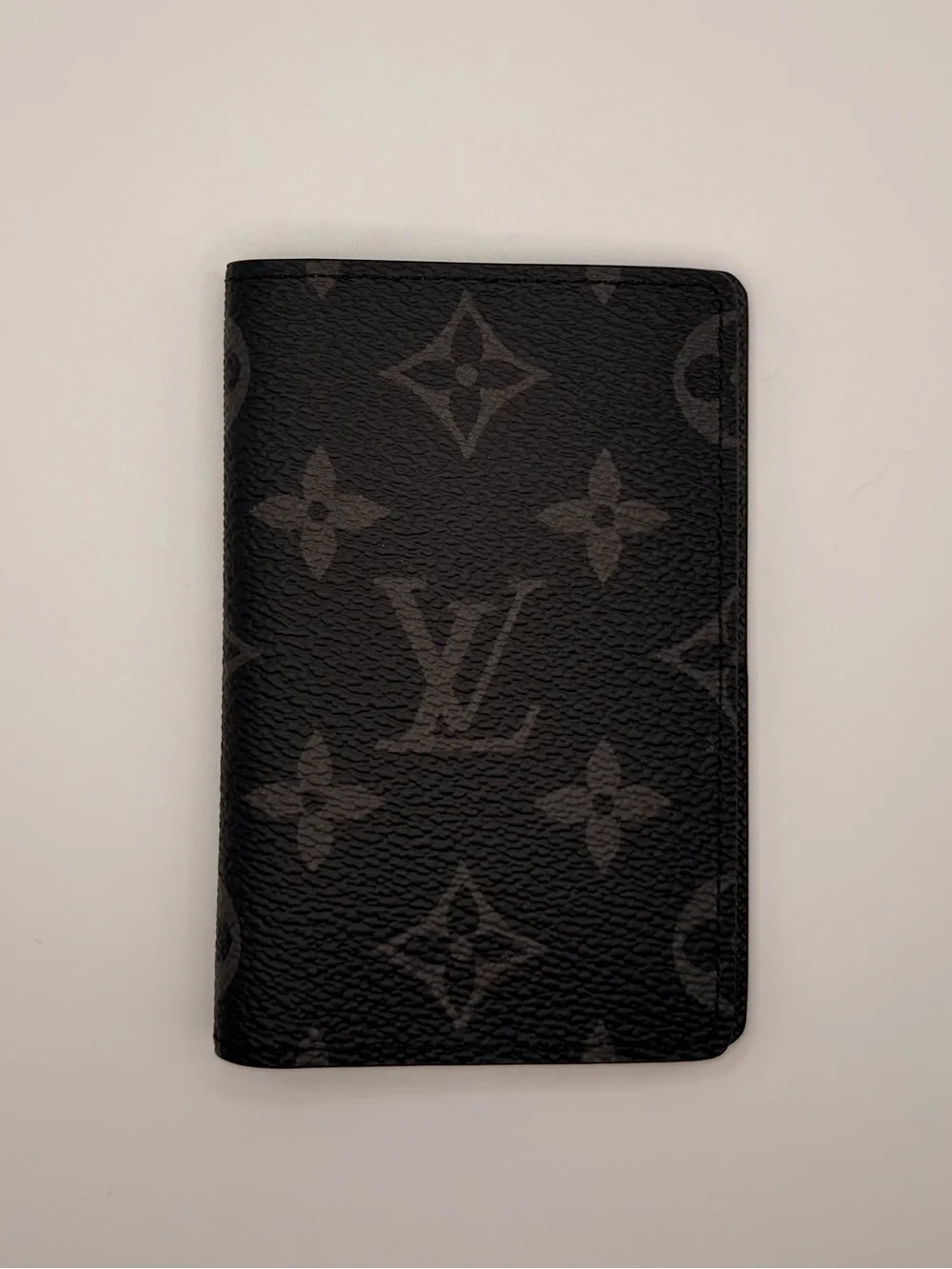 Louis Vuitton Monogram Eclipse Pocket Organizer — Black/Gray